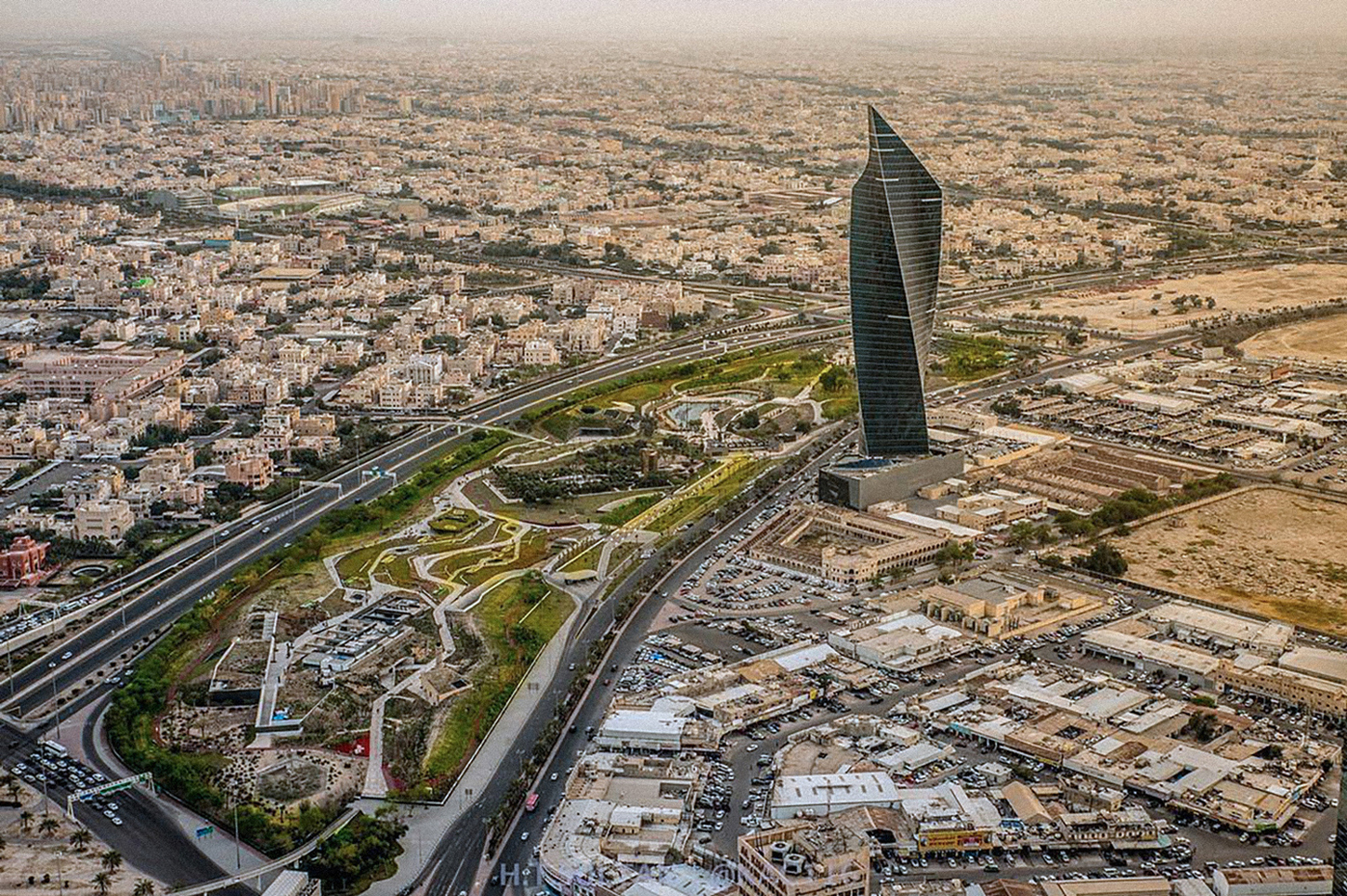 Al Shaheed Park - Site Aerial View